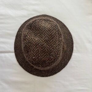 Hannah Brown Herringbone Fedora